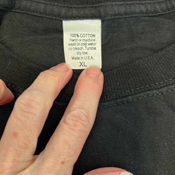 Vintage authentic autographed Chuck NegronT-shirt signed on image mens szXL EVC - Picture 4 of 8